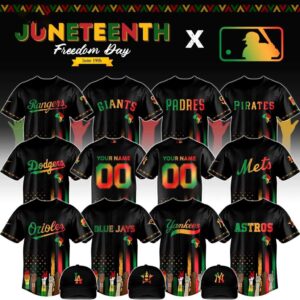 All Team MLB Juneteeth Freedom Day 2026 Custom Baseball Jersey