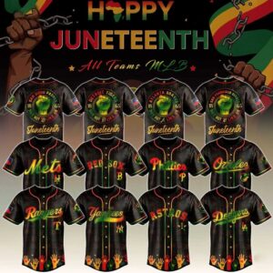 Juneteeth Freedom Day 2026 All Team MLB Baseball Jersey