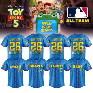All Team MLB Theme Nights Toy Story 5 Baseball Jersey