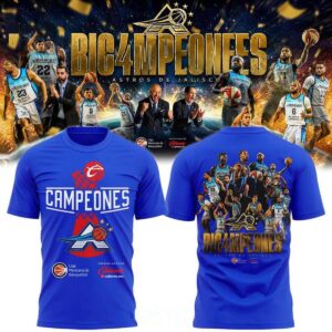 Astros de Jalisco Basketball 2026 CIBACOPA Champions Tee Hoodie
