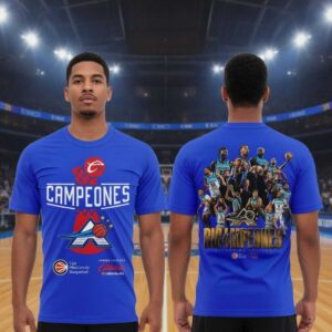Astros de Jalisco Basketball 2026 CIBACOPA Champions Tee Hoodie