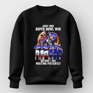 Bills Just One Super Bowl Win Before I Die Waiting Patiently Tee