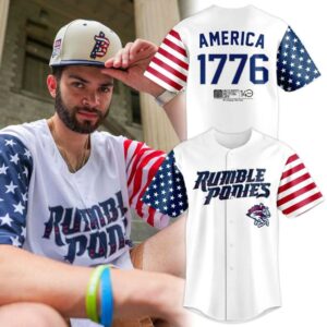 Binghamton Rumble Ponies USA 250th Anniversary 2026 Independence Night Baseball Jersey