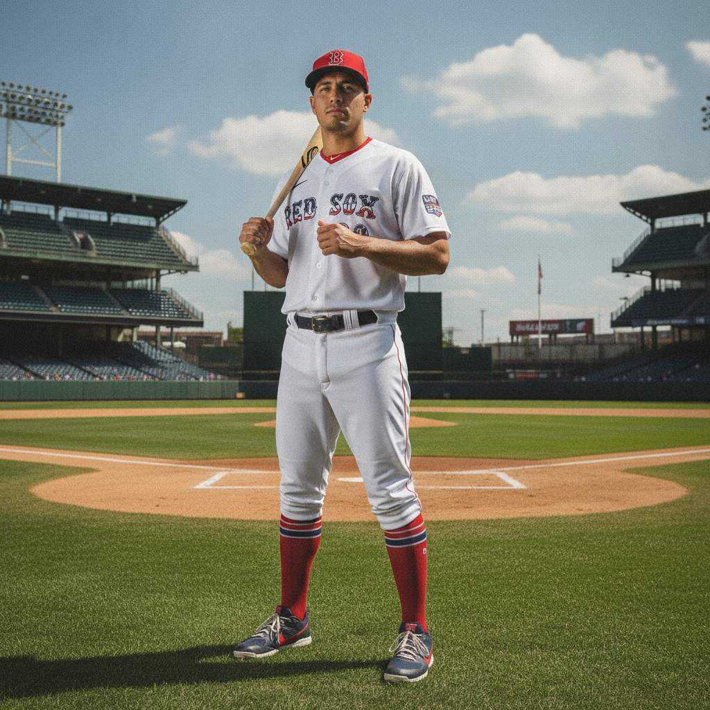 Boston Red Sox USA Soccer 2026 Night Custom Baseball Jersey Boston Red Sox USA Soccer 2026 Night Custom Baseball Jersey