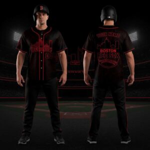 Boston Red Sox Back In Black Special Custom Baseball Jersey