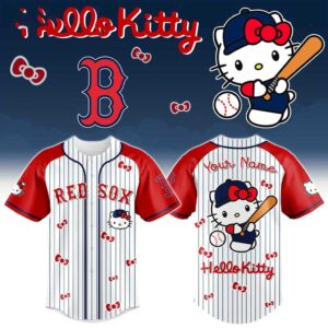 Boston Red Sox Hello Kitty Custom Baseball Jersey