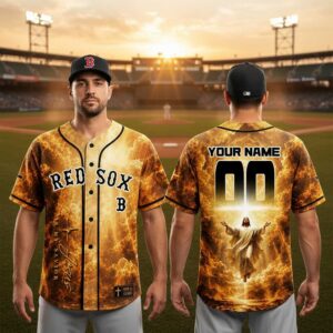 Boston Red Sox Jesus Faith Custom Baseball Jersey Boston Red Sox Jesus Faith Custom Baseball Jersey