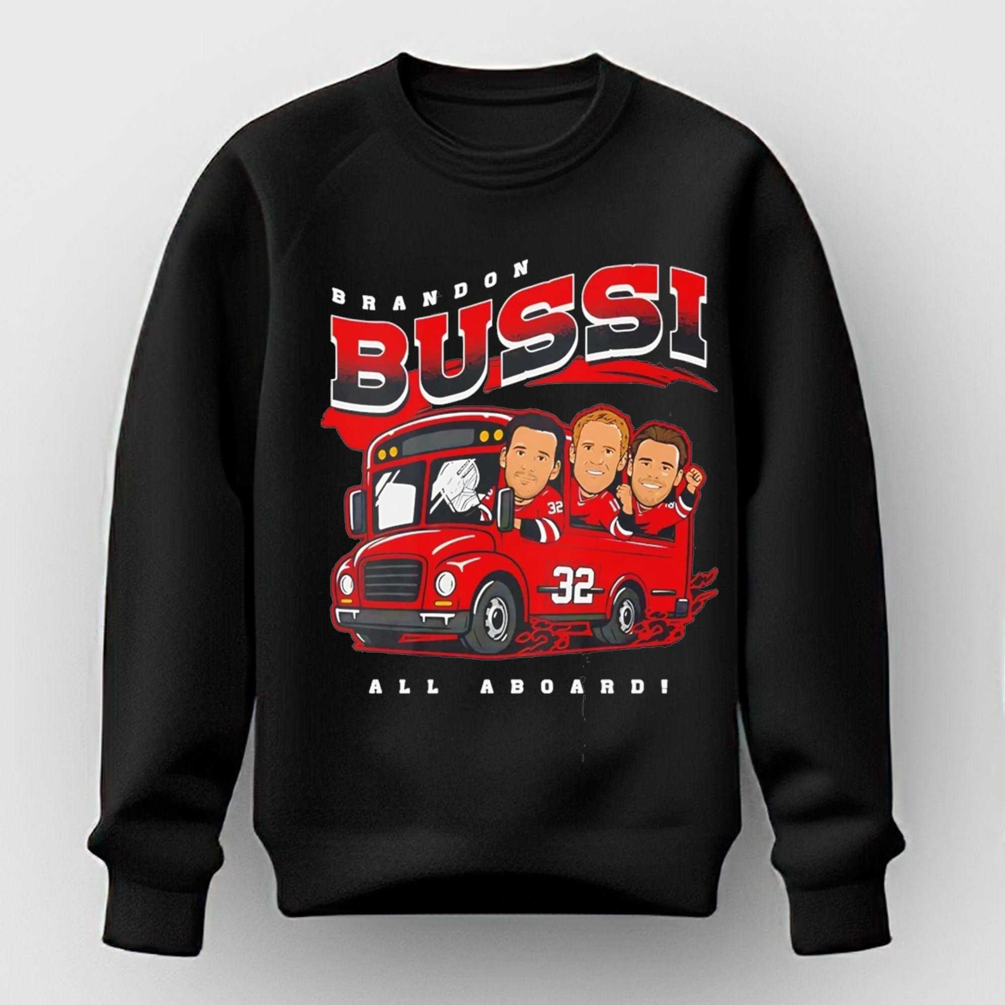 Brandon Bussi All Aboard Bus Boston Bruins Tee Hoodie Brandon Bussi All Aboard Bus Boston Bruins Tee Hoodie