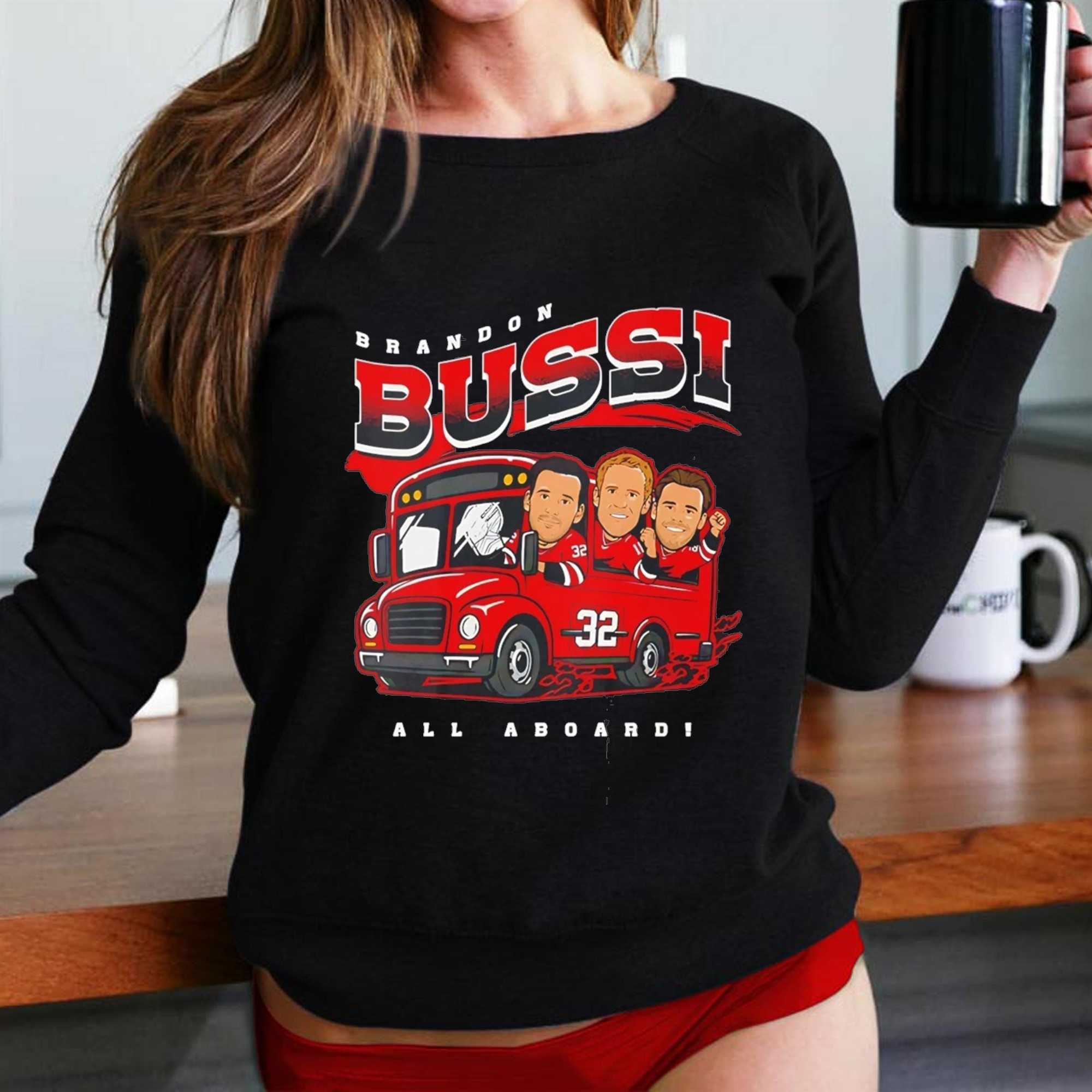 Brandon Bussi All Aboard Bus Boston Bruins Tee Hoodie Brandon Bussi All Aboard Bus Boston Bruins Tee Hoodie