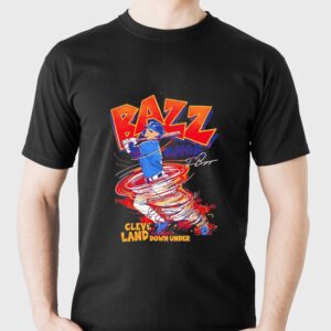CV Art Design Travis Bazzana Batting Bazz Mania Cleveland Down Under Tee Hoodie
