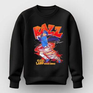 CV Art Design Travis Bazzana Batting Bazz Mania Cleveland Down Under Tee Hoodie
