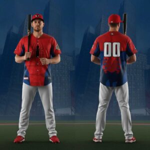 Charleston RiverDogs 2026 Marvel Night Baseball Jersey