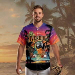 Charleston RiverDogs Margaritaville Night 2026 Custom Baseball Jersey