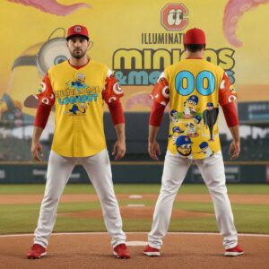 Chattanooga Lookouts Minions Monster 2026 Custom Baseball Jersey