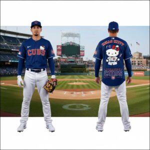 Chicago Cubs Hello Kitty Night 2026 Happy Baseball Game Jersey