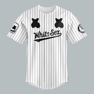 Chicago White Sox Marshmello Postgame Concerts 2026 Striped Baseball Jersey