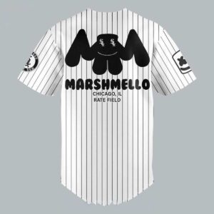 Chicago White Sox Marshmello Postgame Concerts 2026 Striped Baseball Jersey