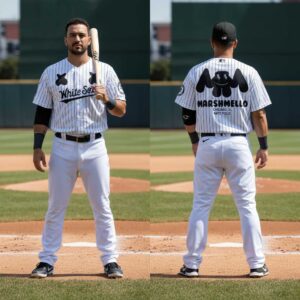 Chicago White Sox Marshmello Postgame Concerts 2026 Striped Baseball Jersey