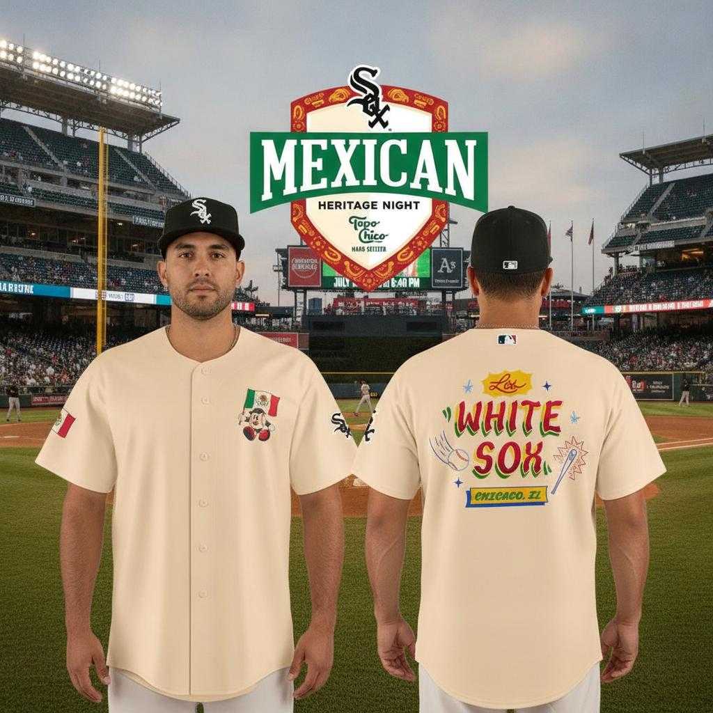 Chicago White Sox Mexican Heritage Night 2026 Creamy Game Baseball Jersey Chicago White Sox Mexican Heritage Night 2026 Creamy Game Baseball Jersey