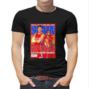Chris Paul CP3 Blake Griffin Los Angeles Clippers LA Lob City NBA SLAM Tee