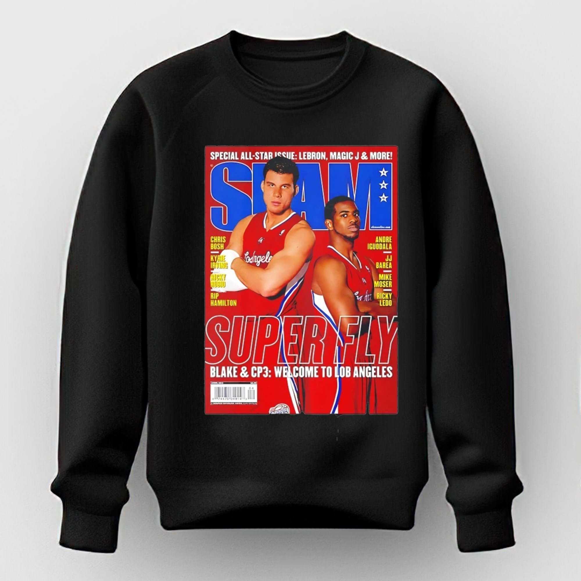 Chris Paul CP3 Blake Griffin Los Angeles Clippers LA Lob City NBA SLAM Tee Chris Paul CP3 Blake Griffin Los Angeles Clippers LA Lob City NBA SLAM Tee