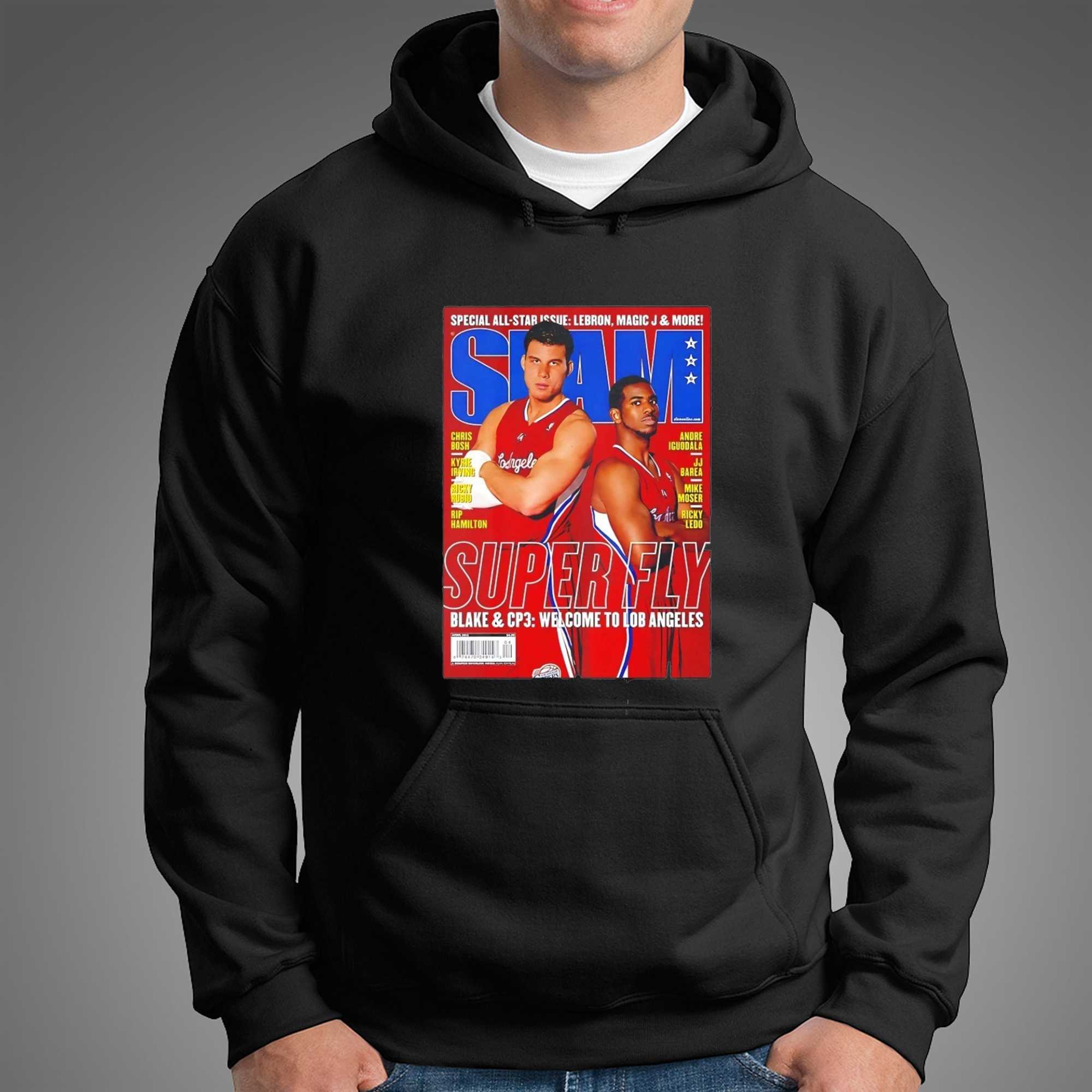 Chris Paul CP3 Blake Griffin Los Angeles Clippers LA Lob City NBA SLAM Tee Chris Paul CP3 Blake Griffin Los Angeles Clippers LA Lob City NBA SLAM Tee