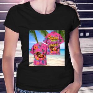 Cute Pink Hotter Than A Hoochie Coochie dachshund Dog Hawaiian Tee