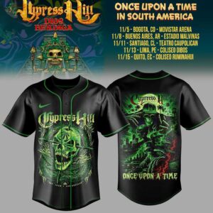 Cypress Hill Once Upon a Time in South America 2026 Baseball Jersey
