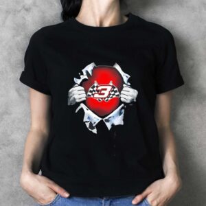 Dale Earnhardt Ripping Tee Reveal Number 3 Racing Flags Tee