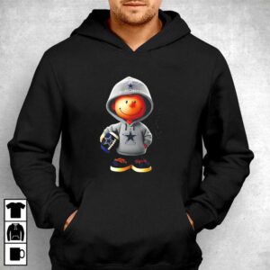 Dallas Cowboys Hoodie Charlie Brown Holding Football Graphic Tee Hoodie