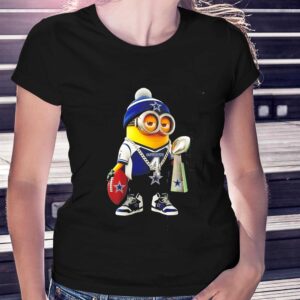 Dallas Cowboys Minion Holding Lombardi Trophy 4 Tee Hoodie