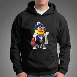 Dallas Cowboys Minion Holding Lombardi Trophy 4 Tee Hoodie