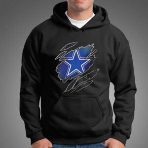 Dallas Cowboys Rip Reveal Tee Hoodie