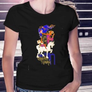 Den Fub Carnivale Nocturne Jester and Horse Circus Animal Art Tee Hoodie