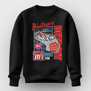 Detroit Pistons Nba Lightning Swish Tee