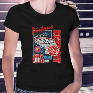 Detroit Pistons Nba Lightning Swish Tee