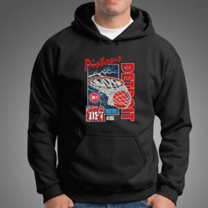 Detroit Pistons Nba Lightning Swish Tee