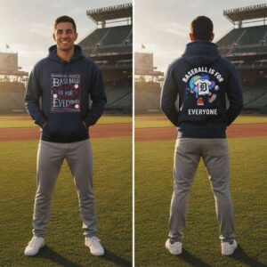 Detroit Tigers 2026 Baseball Is For Everyone Tee Hoodie