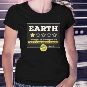 Earth 1 Star No Signs Of Intelligent Life Definitely Would Not Invade Zorp 7 Tee