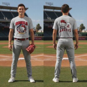 Edition Los Angeles Angels Hello Kitty Day T shirt