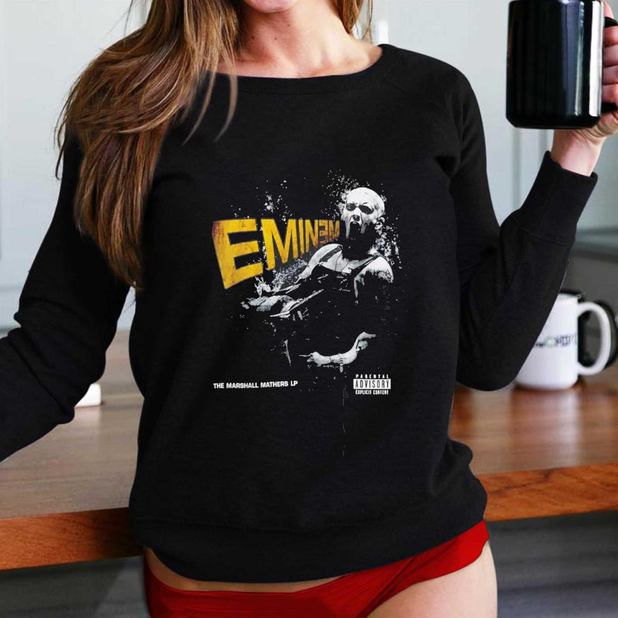 Eminem The Marshall Mathers LP Parental Advisory Explicit Content Shirt Eminem The Marshall Mathers LP Parental Advisory Explicit Content Shirt