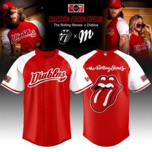 Era Diablos Rojos del México The Rolling Stones Jersey