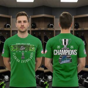 Florida Everblades 2026 Kelly Cup Champions T Shirt