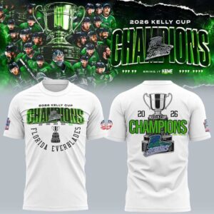 Florida Everblades 2026 Kelly Cup Champions T Shirt