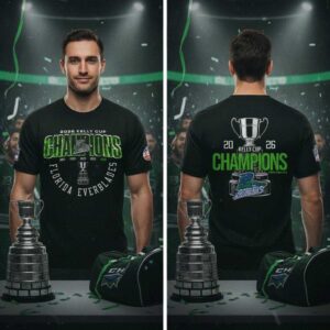 Florida Everblades 2026 Kelly Cup Champions T Shirt