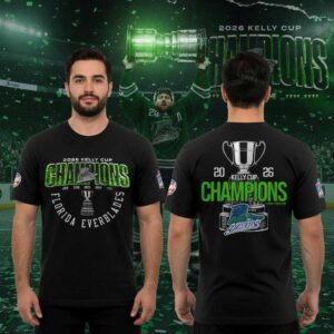 Florida Everblades 2026 Kelly Cup Champions T Shirt