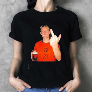 Frenkie De Jong Netherlands 21 Middle Finger Tee
