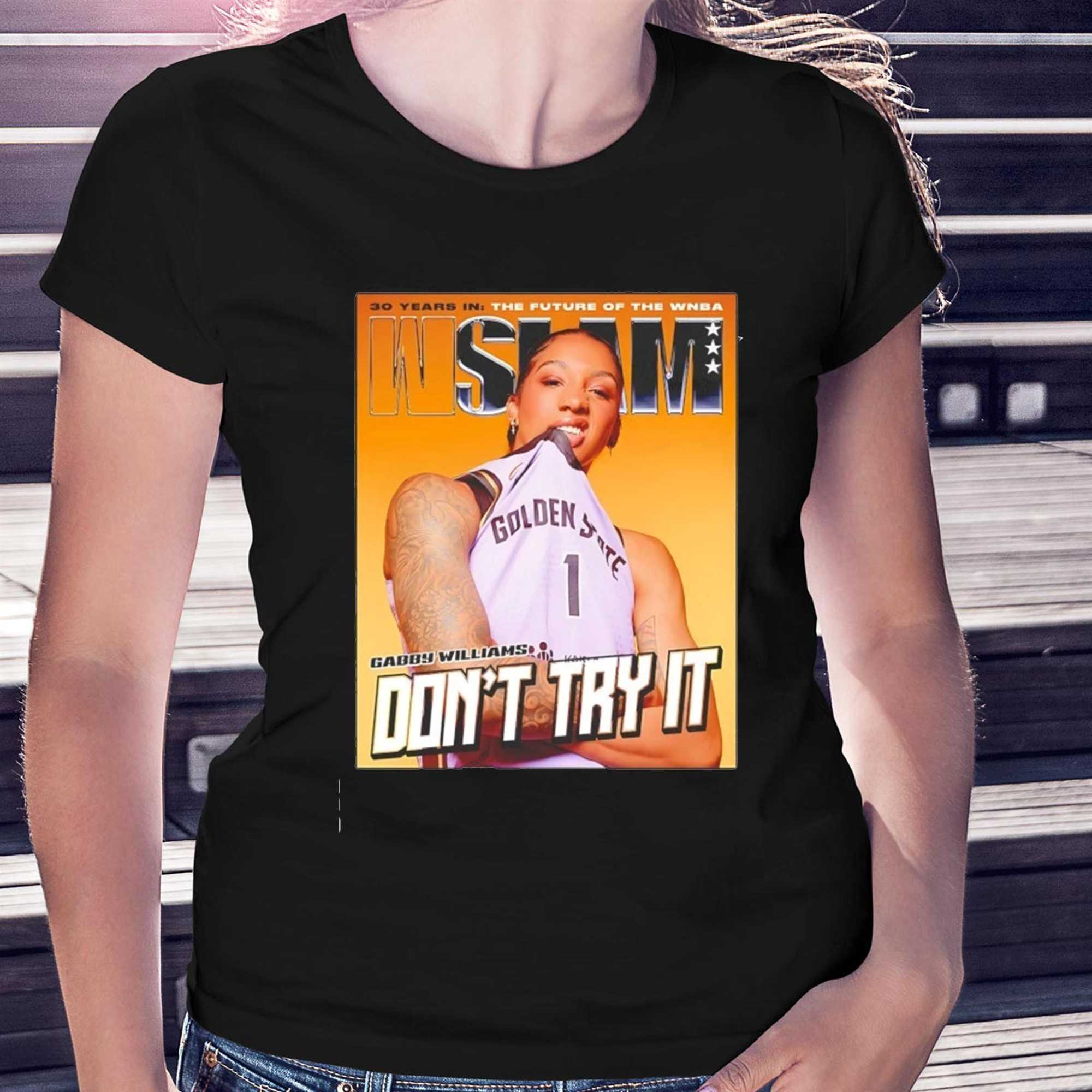 Gabby Williams Golden State Valkyries Slam 30 Years In The Future Of The Wnba Tee Gabby Williams Golden State Valkyries Slam 30 Years In The Future Of The Wnba Tee