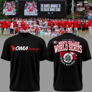 Georgia Bulldogs Baseball College World Series OmaDawgs 2026 Tee Hoodie