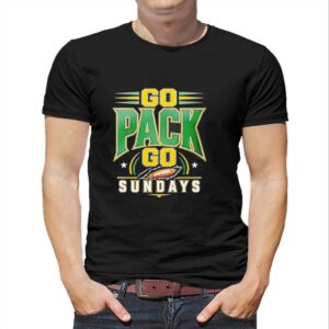 Go Pack Go Sundays Green Bay Packers Tee